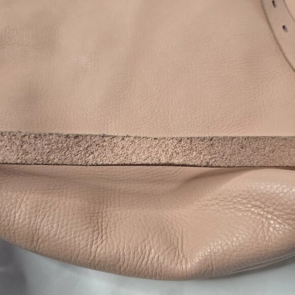 Madewell Women's Zip Top Crossbody Transport Bag Pink Leather - Picture 5 of 12